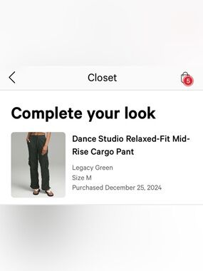 lululemon athletica Dark Olive Cargo Pant